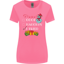 Good Naughty I Tried Funny Christmas Xmas Womens Wider Cut T-Shirt Azalea