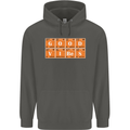 Good Vibes Periodic Table Chemistry Funny Childrens Kids Hoodie Storm Grey