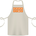 Good Vibes Periodic Table Chemistry Funny Cotton Apron 100% Organic Natural