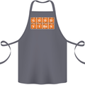 Good Vibes Periodic Table Chemistry Funny Cotton Apron 100% Organic Steel
