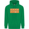 Good Vibes Periodic Table Chemistry Funny Mens 80% Cotton Hoodie Irish Green