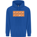 Good Vibes Periodic Table Chemistry Funny Mens 80% Cotton Hoodie Royal Blue