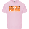 Good Vibes Periodic Table Chemistry Funny Mens Cotton T-Shirt Tee Top Light Pink