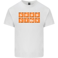 Good Vibes Periodic Table Chemistry Funny Mens Cotton T-Shirt Tee Top White