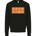 Good Vibes Periodic Table Chemistry Funny Mens Sweatshirt Jumper Black