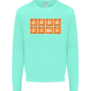 Good Vibes Periodic Table Chemistry Funny Mens Sweatshirt Jumper Peppermint