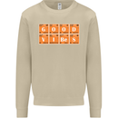 Good Vibes Periodic Table Chemistry Funny Mens Sweatshirt Jumper Sand