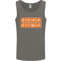 Good Vibes Periodic Table Chemistry Funny Mens Vest Tank Top Charcoal
