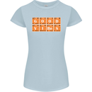 Good Vibes Periodic Table Chemistry Funny Womens Petite Cut T-Shirt Light Blue