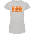 Good Vibes Periodic Table Chemistry Funny Womens Petite Cut T-Shirt Sports Grey
