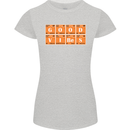 Good Vibes Periodic Table Chemistry Funny Womens Petite Cut T-Shirt Sports Grey