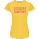 Good Vibes Periodic Table Chemistry Funny Womens Petite Cut T-Shirt Yellow