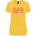 Good Vibes Periodic Table Chemistry Funny Womens Wider Cut T-Shirt Yellow