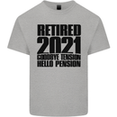 Goodbye Tension Retirement 2021 Retired Mens Cotton T-Shirt Tee Top Sports Grey