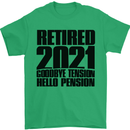 Goodbye Tension Retirement 2021 Retired Mens T-Shirt Cotton Gildan Irish Green