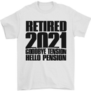 Goodbye Tension Retirement 2021 Retired Mens T-Shirt Cotton Gildan White