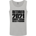 Goodbye Tension Retirement 2021 Retired Mens Vest Tank Top Sports Grey