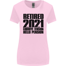 Goodbye Tension Retirement 2021 Retired Womens Wider Cut T-Shirt Light Pink