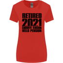 Goodbye Tension Retirement 2021 Retired Womens Wider Cut T-Shirt Red