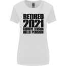 Goodbye Tension Retirement 2021 Retired Womens Wider Cut T-Shirt White