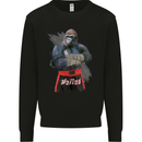 Gorilla Fighter MMA Martial Arts Muay Thai Kids Sweatshirt Jumper Black