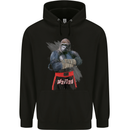 Gorilla Fighter MMA Martial Arts Muay Thai Mens Hoodie Black