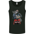 Gorilla Fighter MMA Martial Arts Muay Thai Mens Vest Tank Top Black