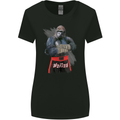 Gorilla Fighter MMA Martial Arts Muay Thai Womens Wider Cut T-Shirt Black