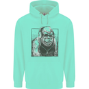 Gorilla with Headphones DJ Dance Music Childrens Kids Hoodie Peppermint