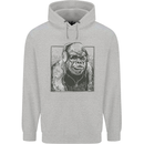 Gorilla with Headphones DJ Dance Music Childrens Kids Hoodie Sports Grey