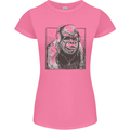 Gorilla with Headphones DJ Dance Music Womens Petite Cut T-Shirt Azalea