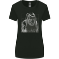Gorilla with Headphones DJ Dance Music Womens Wider Cut T-Shirt Black