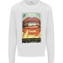 Got Them Diamonds in My Mouth Kids Sweatshirt Jumper White