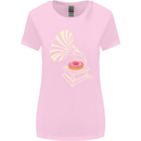 Gramophone Donut Music DJ Vinyl Funny Womens Wider Cut T-Shirt Light Pink