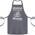 Grandad Cycles When He Wants Cycling Bike Cotton Apron 100% Organic Steel