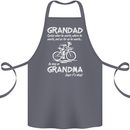 Grandad Cycles When He Wants Cycling Bike Cotton Apron 100% Organic Steel