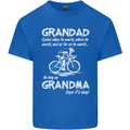 Grandad Cycles When He Wants Cycling Bike Kids T-Shirt Childrens Royal Blue
