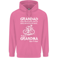 Grandad Cycles When He Wants Cycling Bike Mens 80% Cotton Hoodie Azelea
