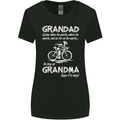 Grandad Cycles When He Wants Cycling Bike Womens Wider Cut T-Shirt Black