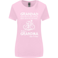 Grandad Cycles When He Wants Cycling Bike Womens Wider Cut T-Shirt Light Pink