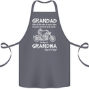 Grandad Grandma Biker Motorcycle Motorbike Cotton Apron 100% Organic Steel