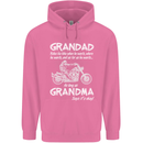 Grandad Grandma Biker Motorcycle Motorbike Mens 80% Cotton Hoodie Azelea