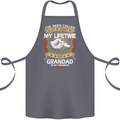 Grandad Is My Favourite Funny Fathers Day Cotton Apron 100% Organic Steel