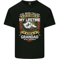 Grandad Is My Favourite Funny Fathers Day Mens Cotton T-Shirt Tee Top Black