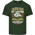 Grandad Is My Favourite Funny Fathers Day Mens Cotton T-Shirt Tee Top Forest Green
