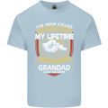 Grandad Is My Favourite Funny Fathers Day Mens Cotton T-Shirt Tee Top Light Blue
