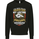 Grandad Is My Favourite Funny Fathers Day Mens Sweatshirt Jumper Black