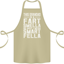 Grandad Is a Fart Smella Funny Fathers Day Cotton Apron 100% Organic Khaki