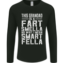 Grandad Is a Fart Smella Funny Fathers Day Mens Long Sleeve T-Shirt Black
