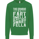 Grandad Is a Fart Smella Funny Fathers Day Mens Sweatshirt Jumper Irish Green